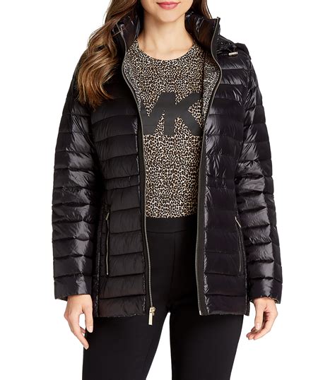 chamarra de piel michael kors mujer|Chamarras de cuero de Michael Michael Kors para mujer.